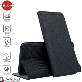 Telone smart magnet serijos atverčiamas dėklas - juodas (GALAXY S10 LITE) Telone smart magnet serijos atverčiamas dėklas - juodas (GALAXY S10 LITE)
